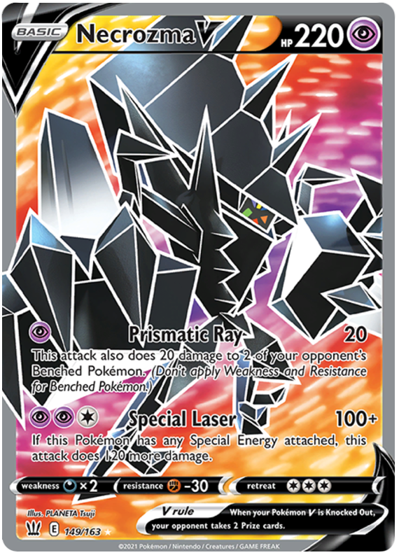 Necrozma V - 149/163 - Full Art Ultra Rare | SWSH - Battle Styles