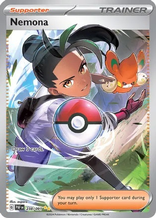 Nemona - 238/091 - Special Illustration Rare | SV - Paldean Fates