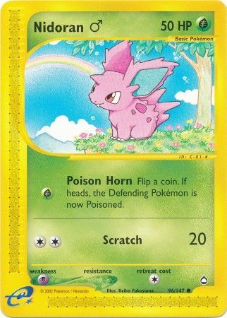 Nidoran (Male) - 96/147 - Common | Aquapolis