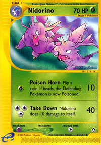 Nidorino - 55/147 - Uncommon | Aquapolis