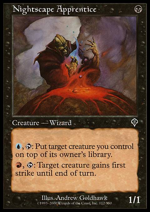 Nightscape Apprentice - Foil | Invasion