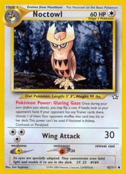 Noctowl - 42/111 - Uncommon - Unlimited Edition | Neo Genesis