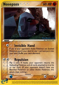 Nosepass - 18/109 - Rare | EX Ruby and Sapphire