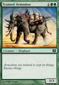 Trained Armodon - Foil | 9th Edition