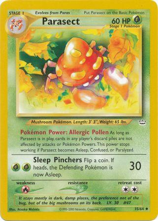 Parasect - 35/64 - Uncommon - Unlimited Edition | Neo Revelation