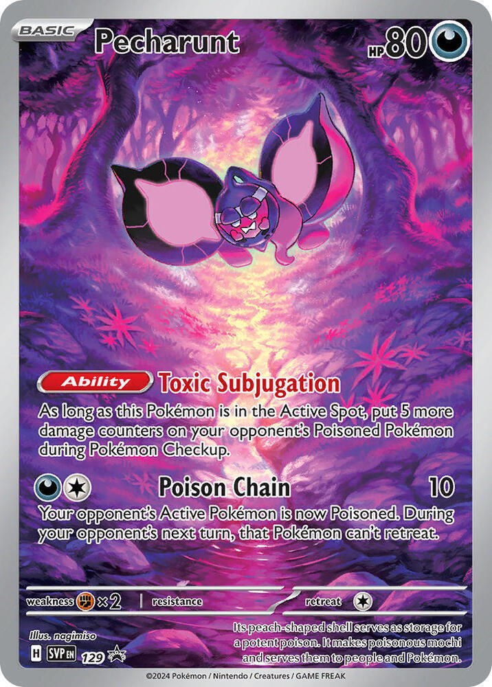 Pecharunt - SVP129 - SVP Black Star Promos | SVP Black Star Promos