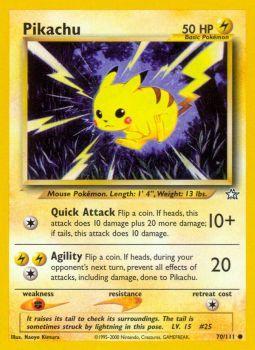 Pikachu - 70/111 - Common - Unlimited Edition | Neo Genesis
