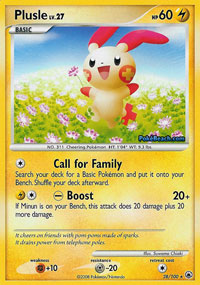 Plusle - 28/100 - Rare | Majestic Dawn