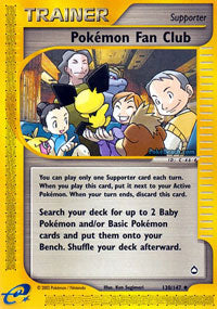 Pokemon Fan Club - 130/147 - Uncommon | Aquapolis