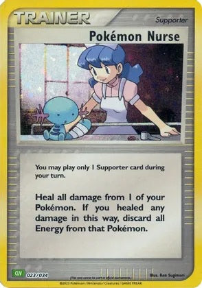 Pokemon Nurse - 023/034 | Trading Card Game Classic