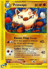 Primeape - 29/147 - Rare | Aquapolis