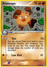 Primeape - 28/112 - Rare | EX FireRed & LeafGreen