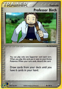 Professor Birch - 89/109 - Uncommon | EX Ruby and Sapphire