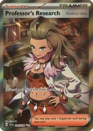Professor's Research (Professor Sada) - 240/198 | SV - Base Set
