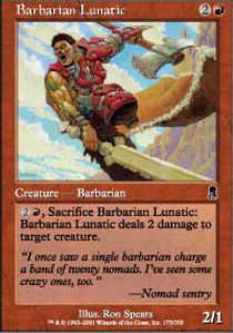 Barbarian Lunatic - Foil | Odyssey