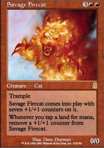Savage Firecat - Foil | Odyssey