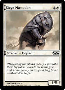 Siege Mastodon - Foil | Magic 2010