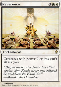 Reverence - Foil | Saviors of Kamigawa
