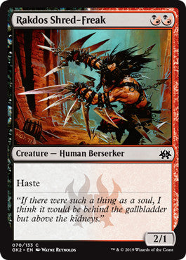 Rakdos Shred-Freak | Guild Kits: Ravnica Allegiance