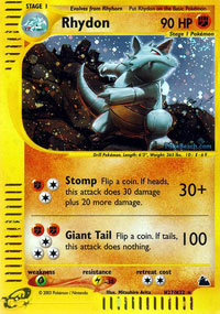 Rhydon - H27/H32 - Holo Rare | Skyridge