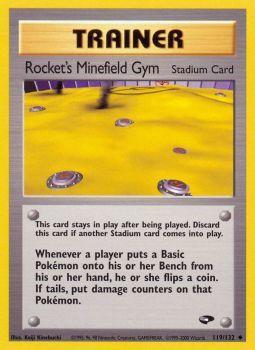 Rocket's Minefield Gym - 119/132 - Uncommon | Gym Challenge