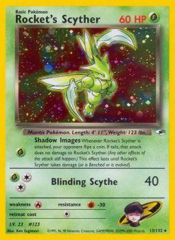 Rocket's Scyther - 13/132 - Holo Rare | Gym Heroes