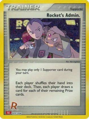 Rocket's Admin. (CLC) - 025/034 | Trading Card Game Classic