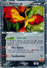 Rocket's Moltres-EX - 100/109 - Rare Holo EX | EX Team Rocket Returns