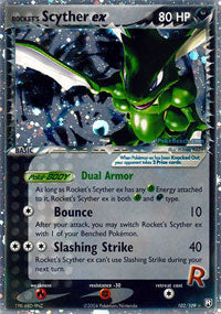 Rocket's Scyther-EX - 102/109 - Rare Holo EX | EX Team Rocket Returns