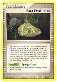 Root Fossil - 93/110 - Common | EX Holon Phantoms