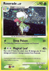 Roserade - 17/132 - Holo Rare | Secret Wonders