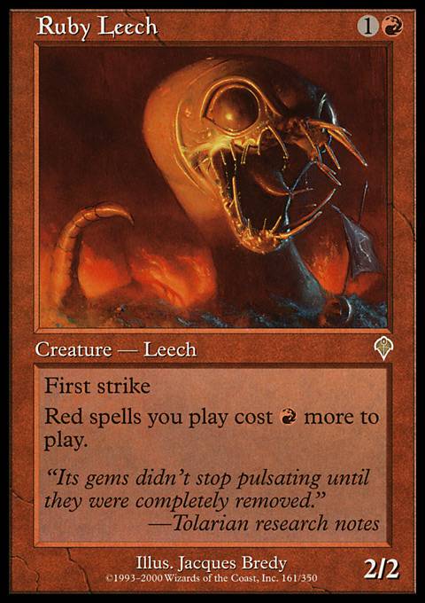 Ruby Leech - Foil | Invasion
