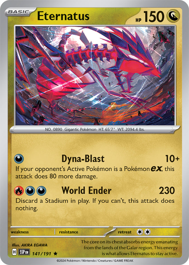 Eternatus - 141/191 - Rare - Reverse Holo | SV - Surging Sparks