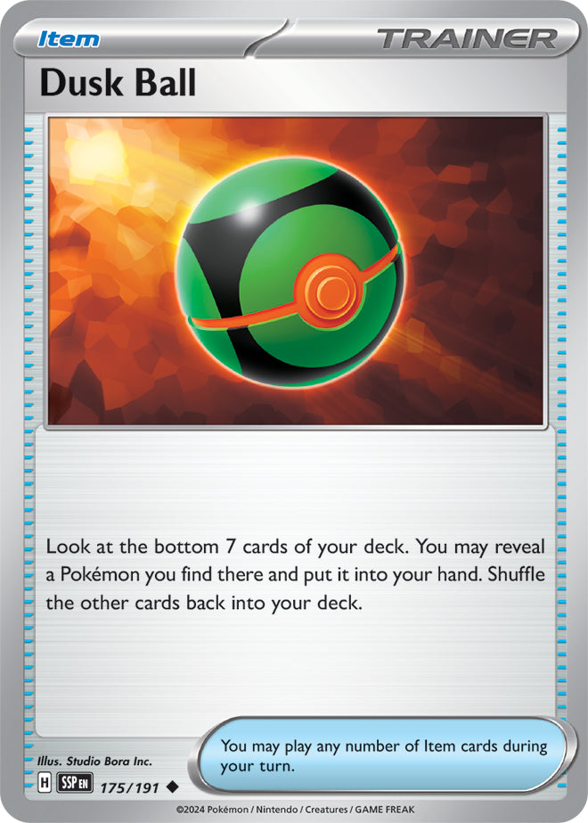 Dusk Ball - 175/191 - Uncommon - Reverse Holo | SV - Surging Sparks