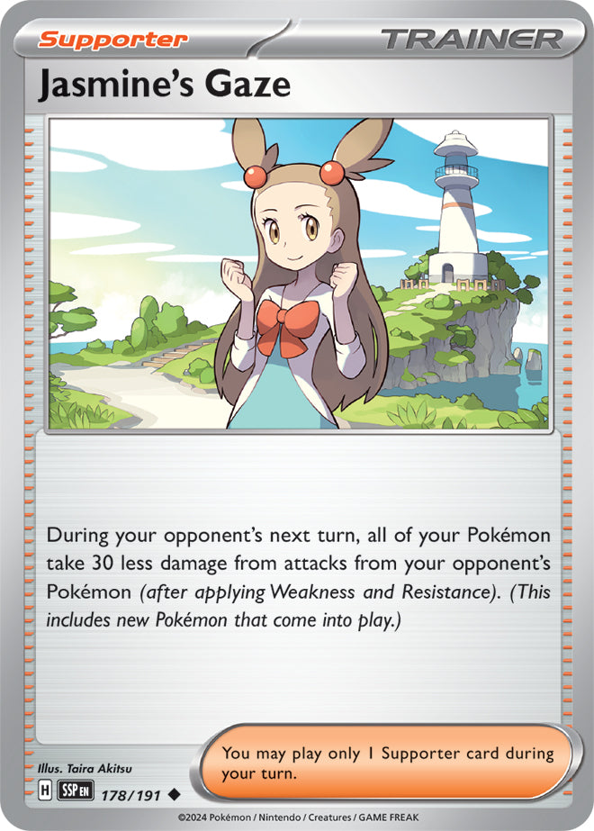 Jasmine's Gaze - 178/191 - Reverse Holo | SV - Surging Sparks