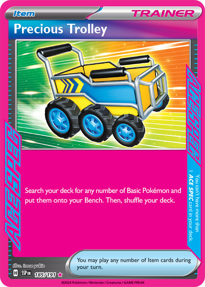 Precious Trolley - 185/191 - ACE Rare | SV - Surging Sparks