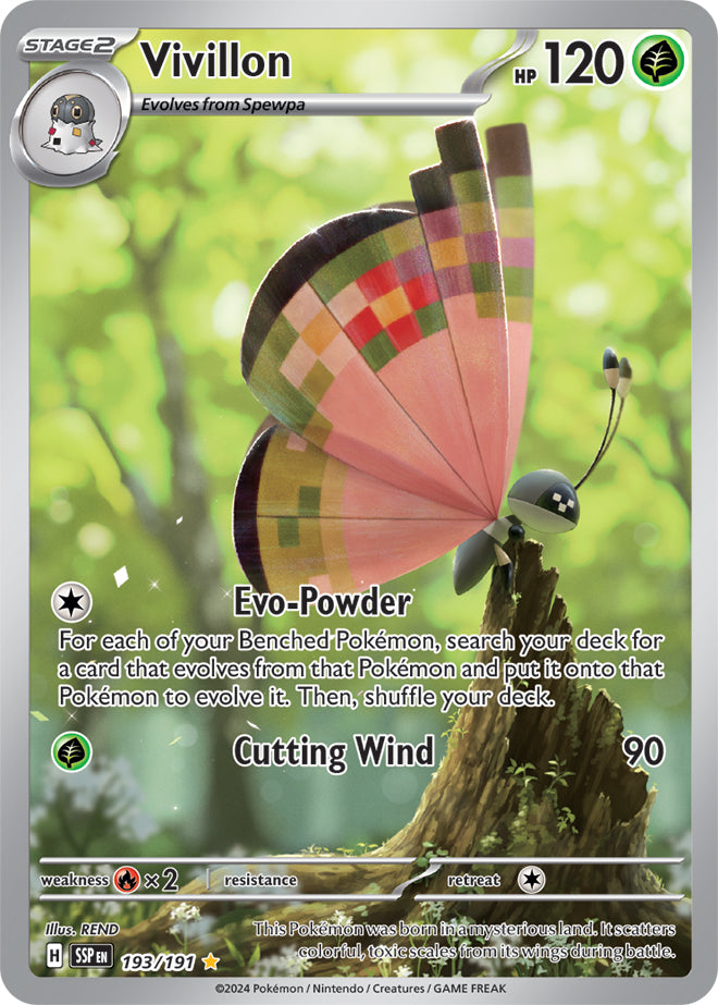 Vivillon - 193/191 - Illustration Rare | SV - Surging Sparks