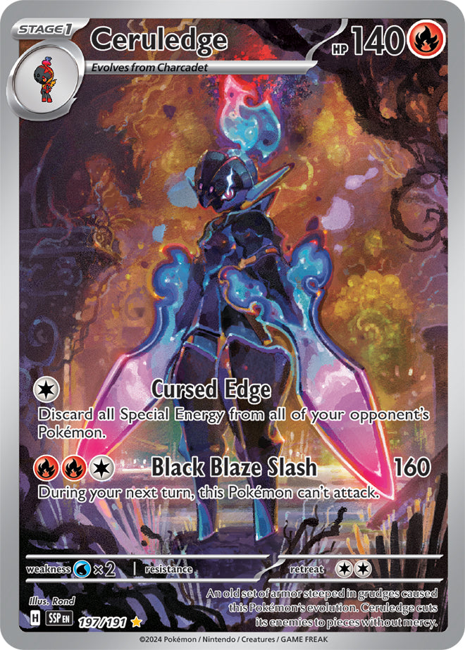 Ceruledge - 197/191 - Illustration Rare | SV - Surging Sparks