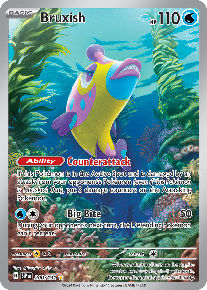 Bruxish - 200/191 - Illustration Rare | SV - Surging Sparks
