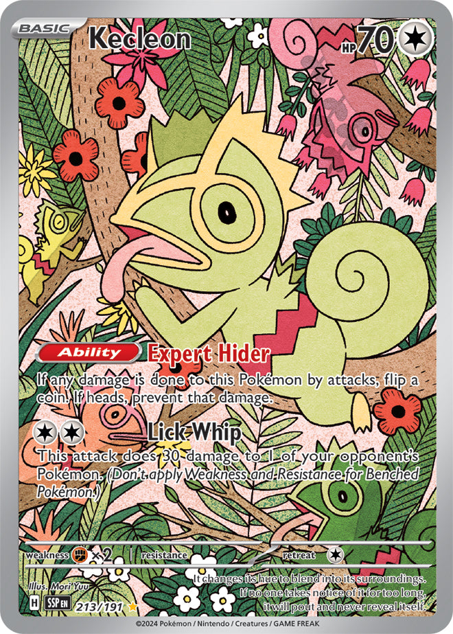 Kecleon - 213/191 - Illustration Rare | SV - Surging Sparks