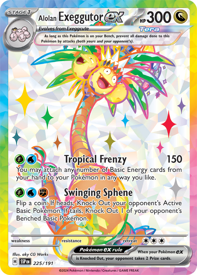 Alolan Exeggutor ex - 225/191 - Ultra Rare | SV - Surging Sparks