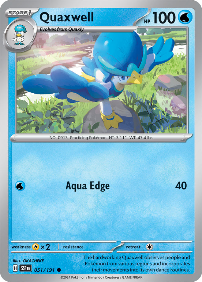 Quaxwell - 051/191 - Common - Reverse Holo | SV - Surging Sparks