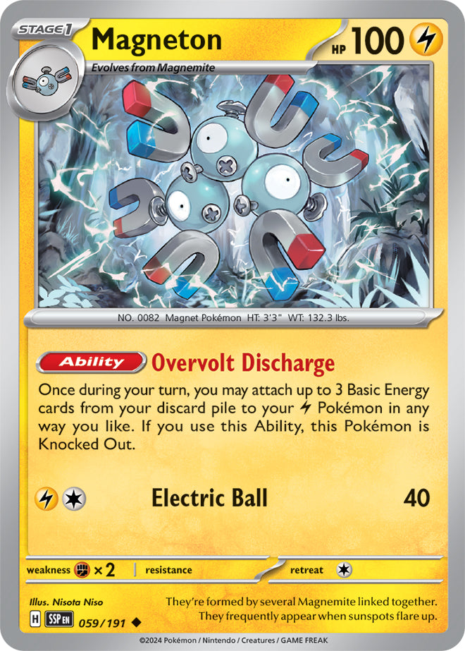 Magneton - 059/191 - Uncommon - Reverse Holo | SV - Surging Sparks