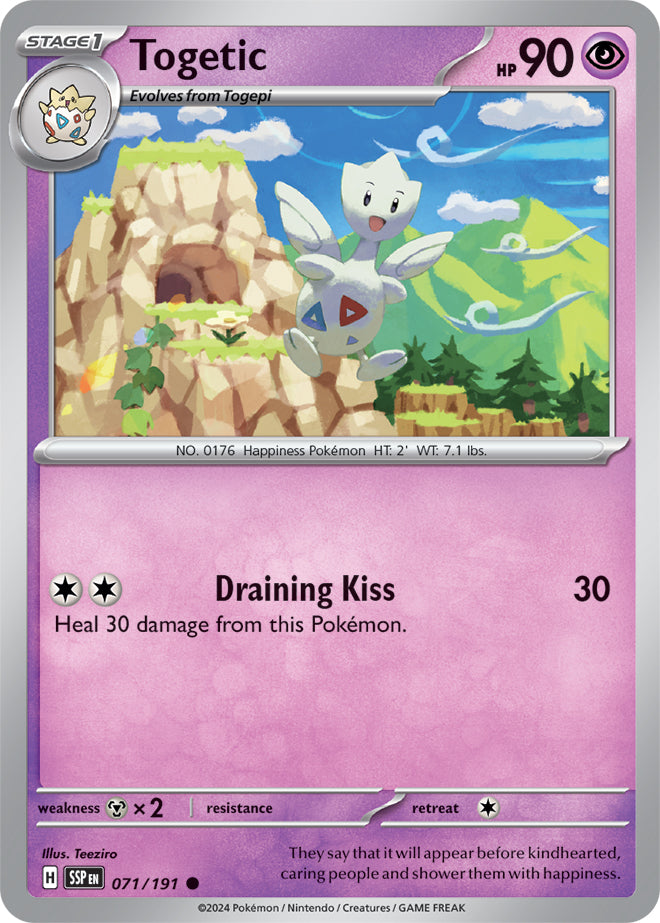 Togetic - 071/191 - Common - Reverse Holo | SV - Surging Sparks