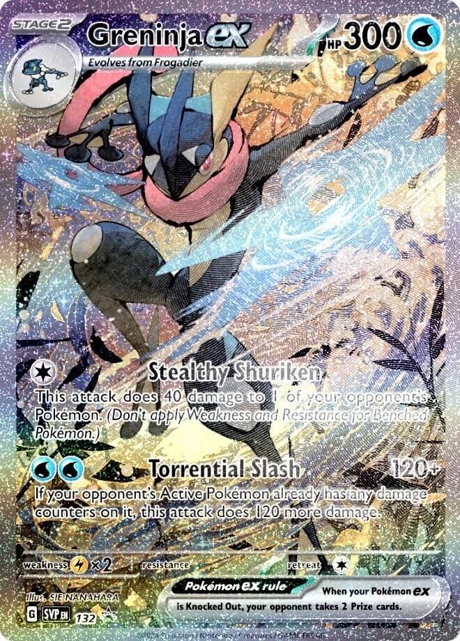 Greninja ex - SVP132 - SVP Black Star Promos | SVP Black Star Promos