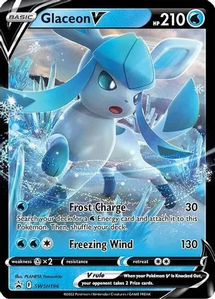 Glaceon V - SWSH196 | SWSH - Black Star Promos