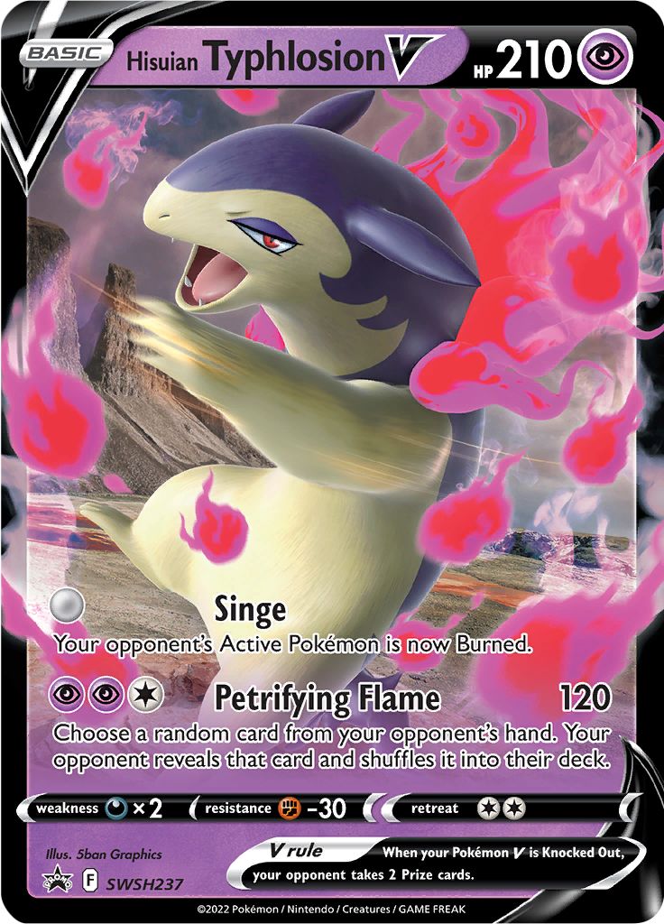 Hisuian Typhlosion V - SWSH237 | SWSH - Black Star Promos