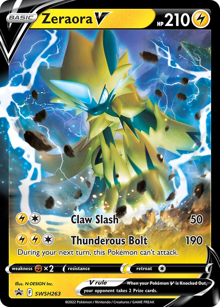 Zeraora V - SWSH263 | SWSH - Black Star Promos
