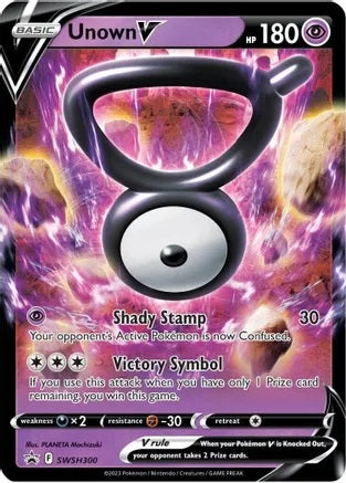 Unown V - SWSH300 - SWSH Black Star Promos | SWSH - Black Star Promos