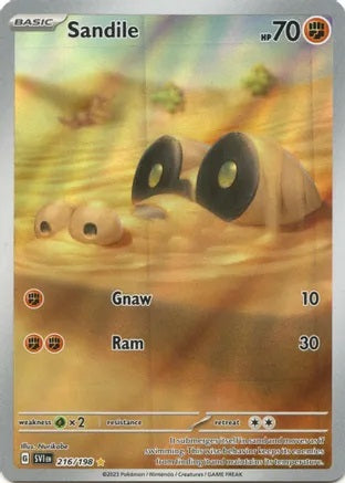 Sandile - 216/198 - Illustration Rare | SV - Base Set